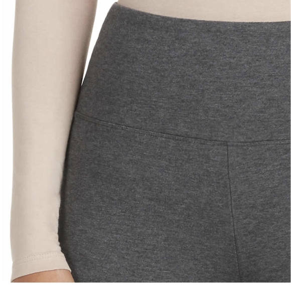 Max & Mia Ladies’ High Waist French Terry Legging charcoal - Picture 2 of 5